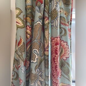 Pier 1 Floral 84” Curtains